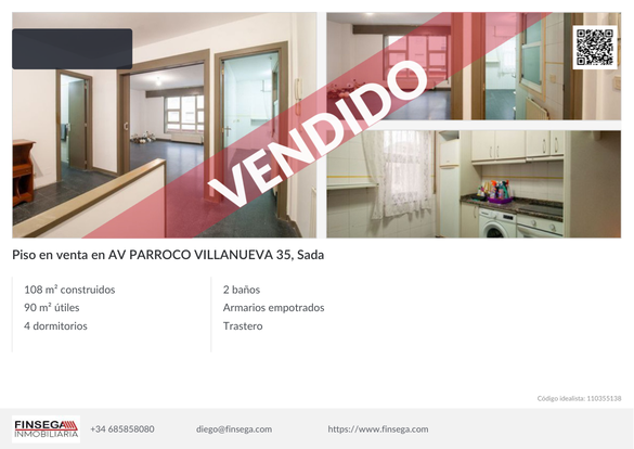Piso en Av. Párroco Villanueva, Sada