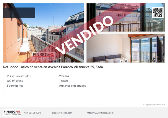 Ático en Av. Párroco Villanueva, Sada