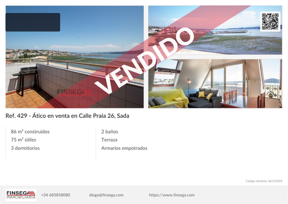 Ático en C/ Praia, Sada
